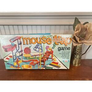 Vintage 1970 Ideal Mouse Trap Board Game Partial Set